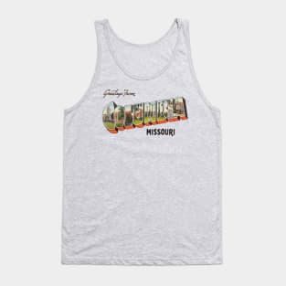 Greetings from Columbia Missouri Tank Top